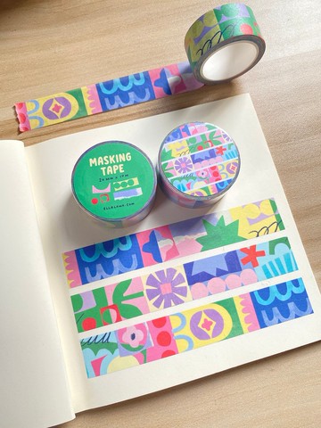 拼貼風 2公分 和紙膠帶