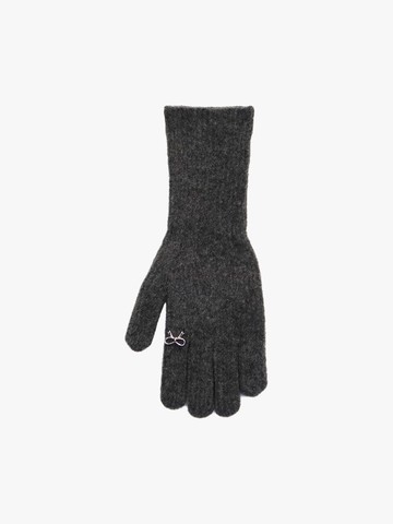 FAIRY RIBBON RING GLOVES_CHARCOAL