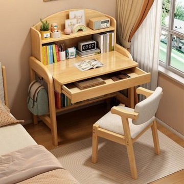 【匠俱】實木學習桌 90x55x110cm 床邊小書桌 電腦桌 實木桌 兒童書桌 寫字桌 床邊桌 課桌