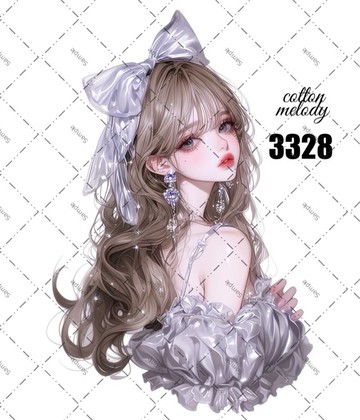original sticker no.3328 人物貼紙 原創貼紙 原創人物貼紙 裝飾貼紙 cotton melody