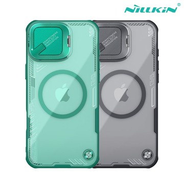 磁吸殼 NILLKIN Apple 蘋果 iPhone 16 Plus 冰空 Prop 磁吸保護殼(覆蓋版) 保護套 手機殼 雙料殼 鏡頭保護 可站立 鏡頭支架 鏡頭防塵蓋 鏡頭蓋 MagSafe【愛瘋潮】