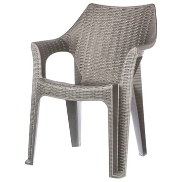 KEYWAY 聯府 夏威夷藤藝休閒椅 KGB969-2  灰色  1個