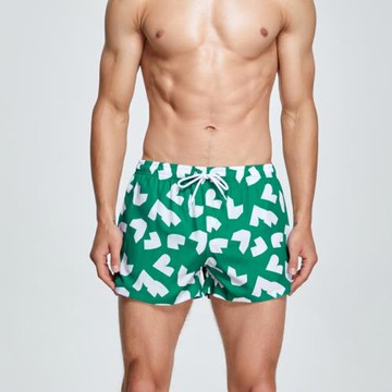 seobean希賓速干沙灘褲可下水男款平角褲海邊游泳寬松三分褲內襯