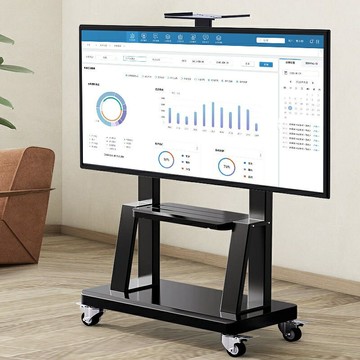 可移動電視架 26-100吋 電視落地架 電視立架 液晶電視機架 行動廣告看板電視立架 直播熒幕支架 落地式推車架