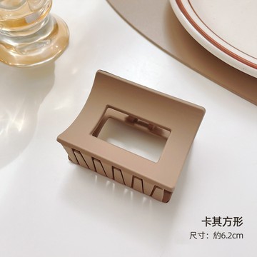 韓版百搭交叉鏤空奶茶色系髮夾全系列【N89】