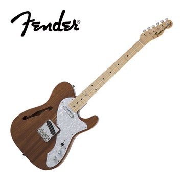 Fender MIJ Traditional 69 Tele Thinline 半空心電吉他 木紋【敦煌樂器】