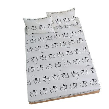 BEST 100%精梳棉床包枕套組 汪汪隊 單/雙/加大/特大 台灣製造 35cm 均一價(獨家贈午安小抱枕1入)