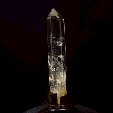 白水晶柱  晶透感 | 高23.5cm | 841