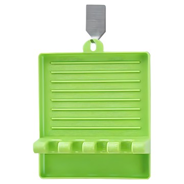 Innol 烹飪工具支架 尺寸12.5x14x4.5公分  黃綠色  1個