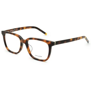 YSL | 經典標誌大方框眼鏡(55mm) | 玳瑁棕