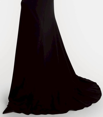 Mugler Draped jersey gown
