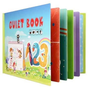 JIGSAW Quiet Book 安靜書  紙卡防水膜  共有9種款式  綜合內容