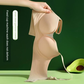 小胸聚攏無鋼圈3D軟支撐V型內衣