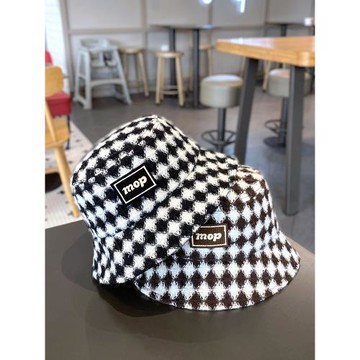 寶寶帽子秋冬韓版男童女童漁夫帽兒童洋氣百搭遮陽格紋保暖盆帽潮