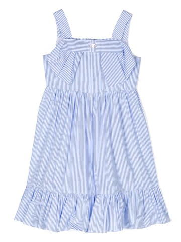 TWINSET Kids - striped cotton dress - kids - Cotton - 12 yrs - Blue