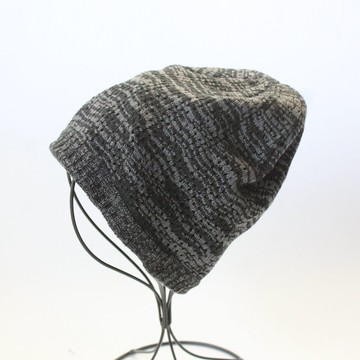 歐美秋冬季男士帽子混色針織帽加厚保暖戶外運動騎行滑雪帽男1入