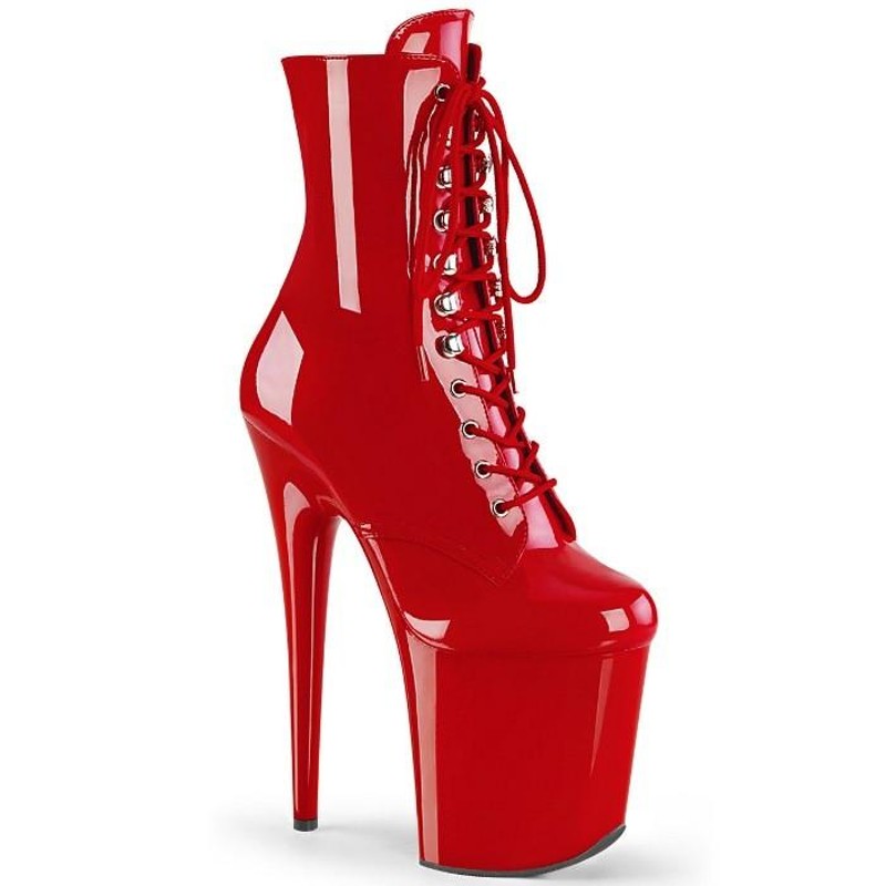 バナルシックビザール　赤エナメルヒールブーツ banal chic bizarre ブーツ LEATHER HEEL BOOTS RED/ レザー