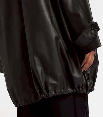 The Row Cassandre leather coat