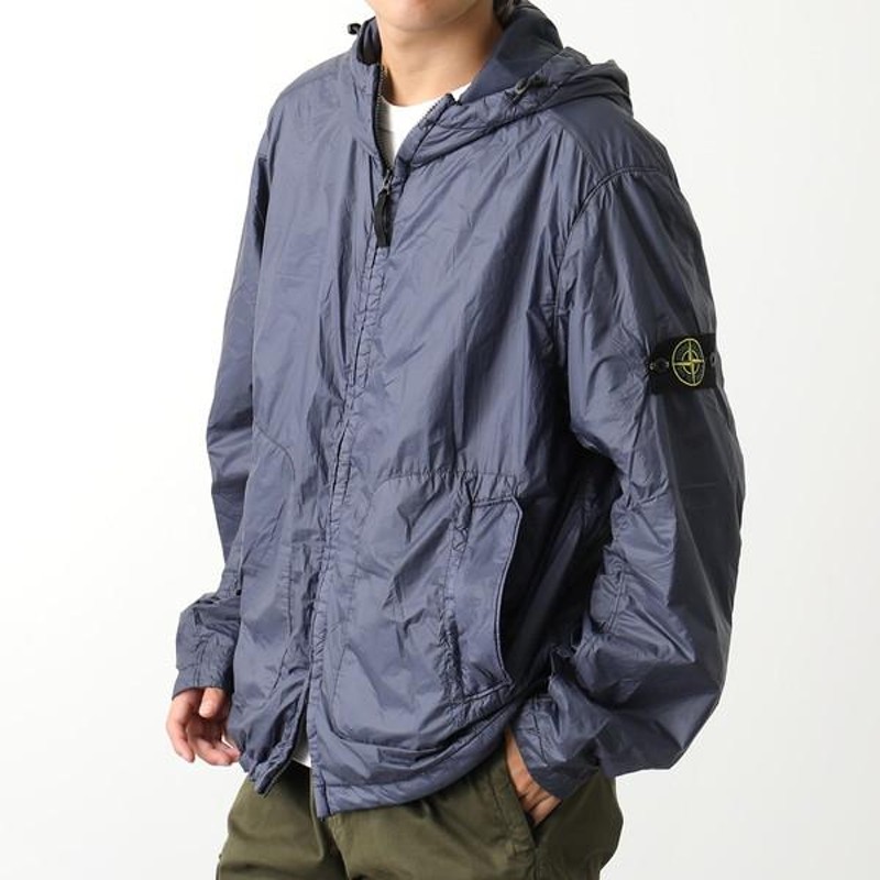 STONE ISLAND ストーンアイランド ジップアップジャケット 781542025 メンズ ブルゾン フード付き 中綿 ロゴパッチ ナイロン  長袖 V0020 | LINEブランドカタログ