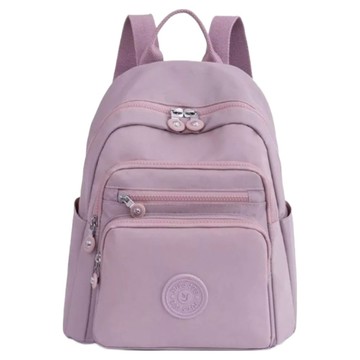 Sayaka 紗彌佳 日本百搭繽紛多色大容量輕量設計 防潑水系列 行李箱拉桿可掛式後背包  32 x 27 x 12cm  藕紫色