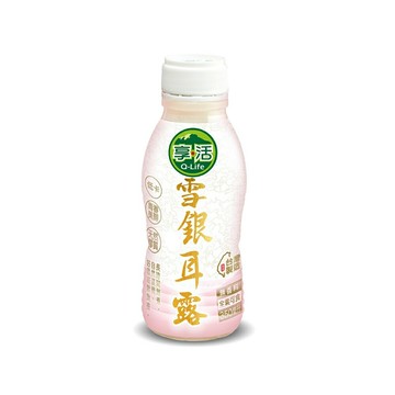 Q-Life 享活 冰糖雪銀耳露 350mlx24瓶/箱 養顏美容 高纖 低卡 低糖 植物燕窩 木耳飲 木耳露 膳食纖維