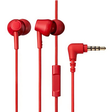 audio-technica 鐵三角 耳塞式耳機 原廠保固  ATH-CK350XiS  紅色