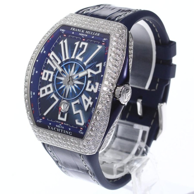 ☆美品 【FRANCK MULLER】フランクミュラー ヴァンガード ヨッティング パヴェダイヤ V45SCDTD 自動巻き  メンズ_722613【ev15】 | LINEブランドカタログ