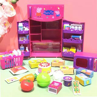 Peppa Pig 佩佩豬冰箱玩具家家酒玩具組 011007【小品館】