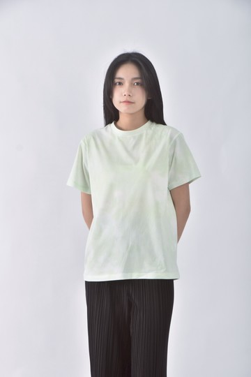(S) uniqlo質感綠色短袖上衣