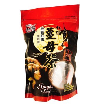 金德恩 台灣製造 黑糖桂圓紅棗薑母茶磚 400g 黑糖茶 桂圓茶 紅棗茶 薑母茶茶磚 薑母茶 沖泡飲料 茶磚