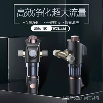 志高自動刮洗前置過濾器大流量反衝洗家用淨水器全屋自來水淨水機