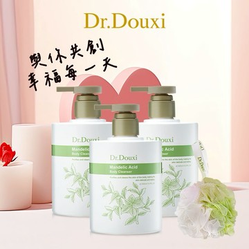 【Dr.Douxi朵璽】杏仁酸煥膚淨透沐浴露 500ml 3入-♑魔羯座生日禮物🎁情人節💍告白禮物