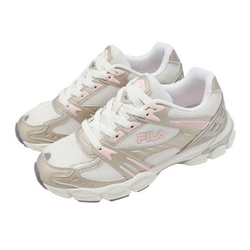 Fila 休閒鞋 J310A 女鞋 白 粉 復古 運動鞋 拼接 斐樂 5J310A185