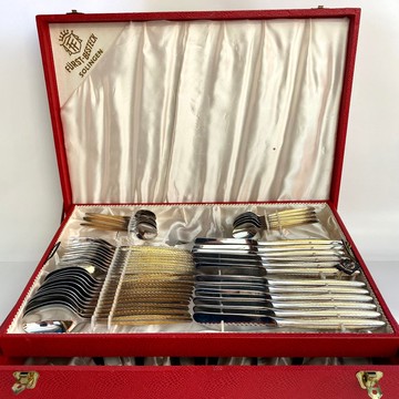 復古餐具套裝 Fürst Besteck Solingen 套裝 68 來自德國 1960