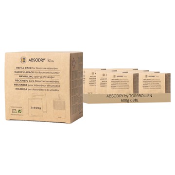 ABSODRY by TORRBOLLEN Everbrand 乾乾好除濕劑 補充包 Series 6適用  1.2kg  4盒