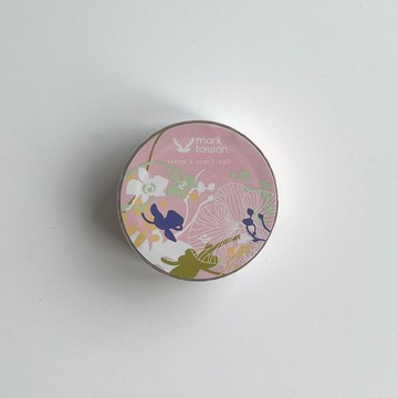 【mark taiwan】15mm和紙膠帶-臺灣蝴蝶蘭