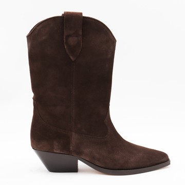 Isabel Marant Dark Brown Leather Duerto Boots