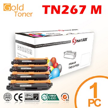 【Gold  Toner】BROTHER TN-267 M 高容量相容碳粉匣(紅色)【適用】HL-L3270cdw/HL-L3750cdw