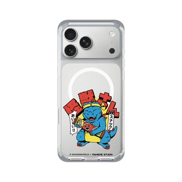iPhone 17 Pro Max ClearX (MagSafe 兼容) 霜透灰 - Paiheme Studio - Kaiju Chief