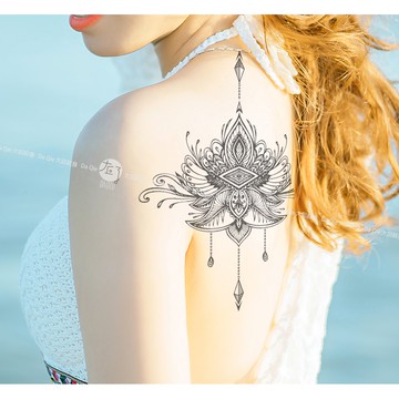 買3送1💲AL-007美胸 美背 美腰 紋身貼紙共38款👑大邱紋身👑【T20A】 假刺青 防水 紋身貼 紙 刺青貼 紙