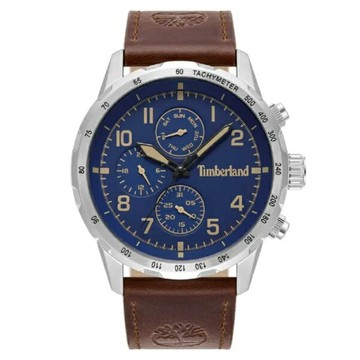 Timberland 天柏嵐 TDWGF0055401 三眼日期星期指針腕錶 皮帶 藍面 44mm｜樂天全館特惠中★指定刷卡回饋10%