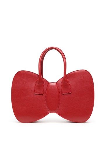 Comme Des Garçons Girl - bow-shape leather bag - women - Calf Leather - One Size - Red