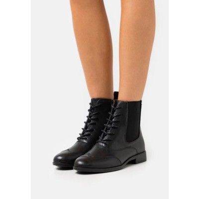アンナフィールド レディース ブーツ COMFORT - Lace-up ankle boots - black