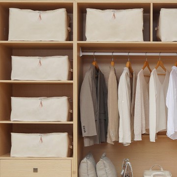 【收納職人】日式加厚帆布衣物棉被整理收納箱/收納盒/收納袋_大