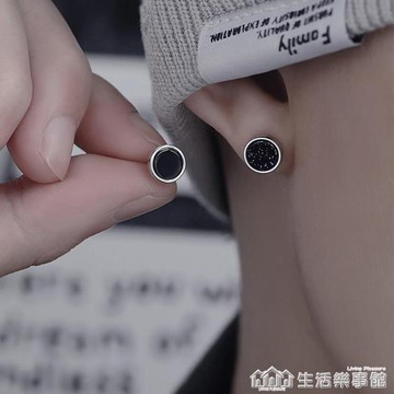 樂天優選~耳釘男潮純銀高級感氣質小眾單只耳環潮流個性男款歐美嘻哈痞帥-青木鋪子