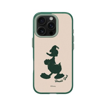 iPhone 16 Pro Clear 憂墨綠 - 迪士尼-米奇 Mickey - 唐老鴨 - 剪影版