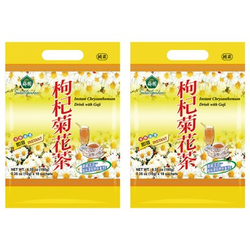 薌園 枸杞菊花茶 晶粒沖調飲品  10g  18包  2袋