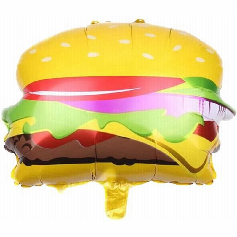 ハンバーガー バルーン 面白い 食べ物 特大 誕生日 子供 キッズ サプライズ ハッピーバースデー 風船 プレゼント デコレーション ぺたんこ配送 通販 Lineポイント最大0 5 Get Lineショッピング