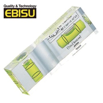 EBISU Mini系列-水晶平型水平尺不附磁 ED-FL