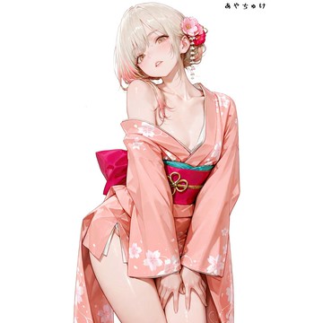 【12月新品】07-109-0053 人物貼紙 性感和服女孩